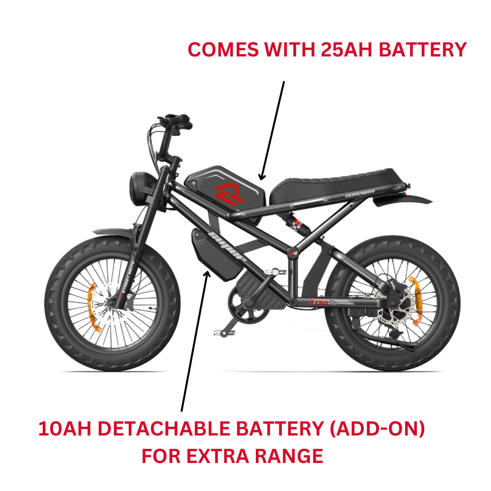 Battery Add-on for Roadway R750 Electric Bike